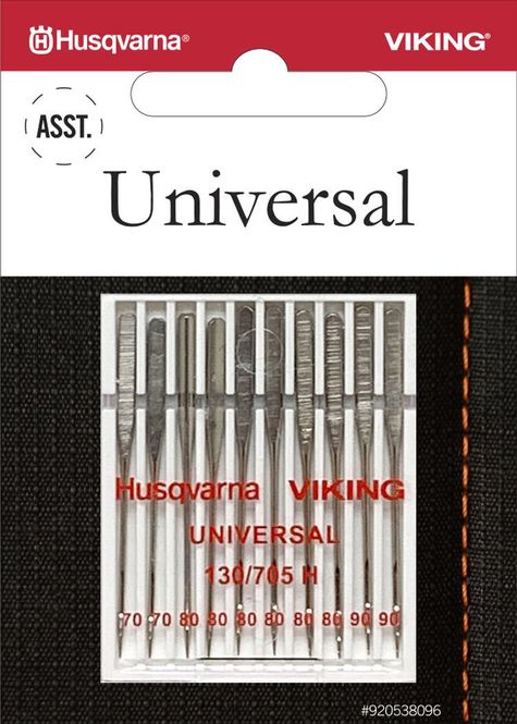 Hovedbilde (2N12) Husqvarna Nåler universal assortert 10 pakk 70-80-90