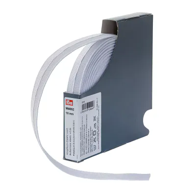 Prym Knappehullstrikk 18mm 10 meter  Hvit 956052