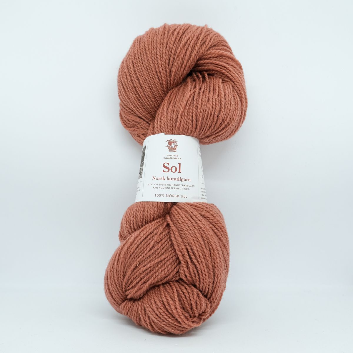 Sol lamullgarn, varm rosa 436