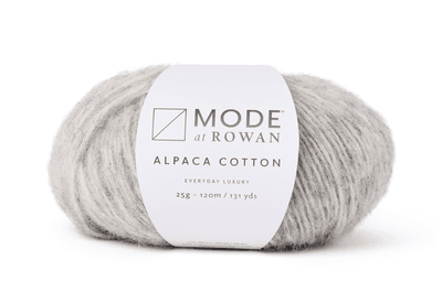 MODE AT ROWAN ALPACA COTTON 25G FEATHER GREY. 0013