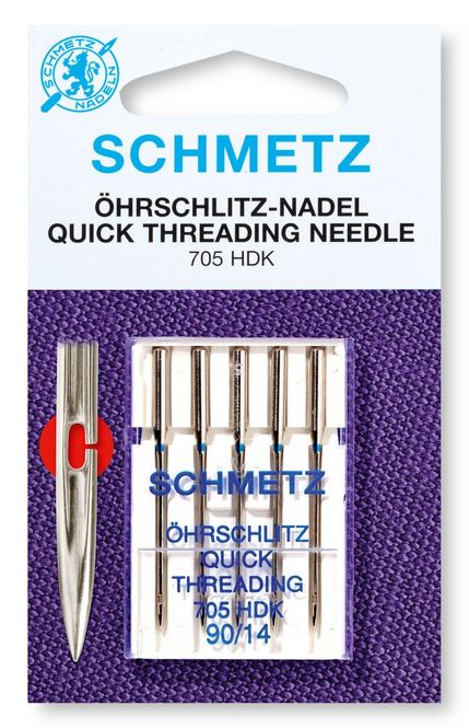 Hovedbilde (23H2) Schmetz Nåler Quick Threading 90/14
