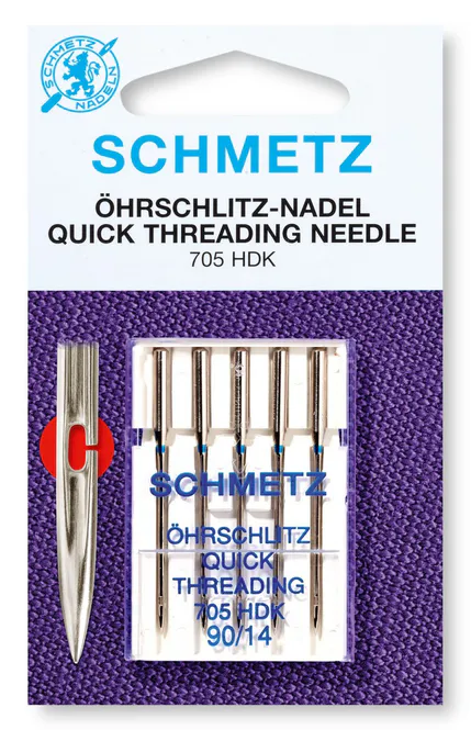 Hovedbilde (23H2) Schmetz Nåler Quick Threading 90/14