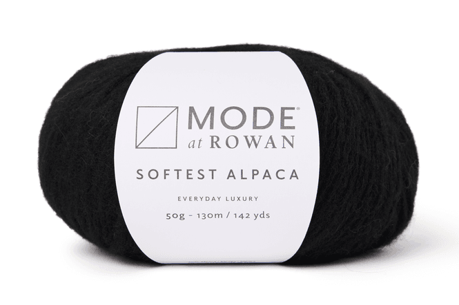 Hovedbilde ROWAN SOFTEST ALPACA 50G BLACK 010